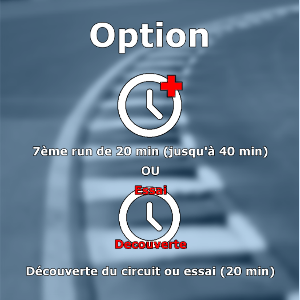 7ème run ou run découverte sur le circuit / piste de DIJON